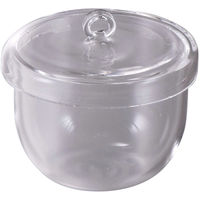 ケニス 石英るつぼ（蓋付） cr