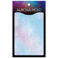 ツメキラ オーロラホロ オーロラフィルムシール オーロラフラワー OHーROEー001 148662 1枚（直送品）