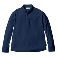 桑和 Uniform Circus BEAMS 長袖ボタンダウンポロ胸ポケ 紺 L U7715-50 1着（直送品）