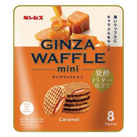 ギンビス ギンザワッフルミニキャラメルバター 72gx12 4901588109122 1セット(12個入)（直送品）