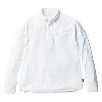 桑和 Uniform Circus BEAMS 長袖ボタンダウンポロ胸ポケ 白 3L U7715-50 1着（直送品）