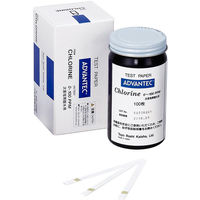 アドバンテック東洋 クロール試験紙 0~100ppm(100枚) 08010030 1箱(100枚)（直送品）