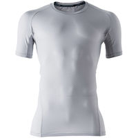 桑和 GG(ジージー) 半袖サポートシャツ シルバーグレー 3L 0685ー41 1着（直送品）