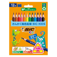 BICジャパン ビックキッズさんかく軸色鉛筆12色 BKEVOTRI12E 1セット（直送品）