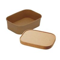 (お試し品) トーシン クラフトペーパーフードボックス S 約650ml 1袋（3個入）