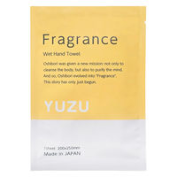 今村紙工 Fragrance 紙おしぼり ユズ 1セット（300枚：100枚入×3袋）