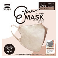 伊藤忠リーテイルリンク Eーlineマスク ベージュ 1箱（30枚入）