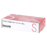 伊藤忠リーテイルリンク プラスチック手袋パウダーフリーTH S VC-270 1箱（100枚入）