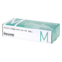 伊藤忠リーテイルリンク プラスチック手袋パウダーフリーTH M VC-270 1箱（100枚入）