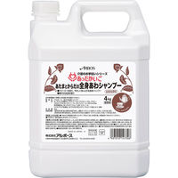 アルボース あったかいご あたまとからだの全身あわシャンプー 介護施設 4kg 14730 1ケース(4本入)（直送品）