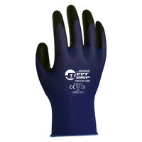 ベストグリップ タッチパネル対応 超薄手 背抜き手袋 ストレッチ・ゼロ S PE802D 1セット（5双）