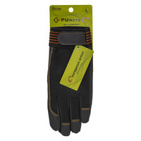 合皮手袋・PU手袋 PUメイト・C・ブラック L GP-030 1セット（5双）