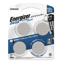 エナジャイザー Energizer リチウムコイン乾電池　CR2032型　4個 CR2032J4P 1パック