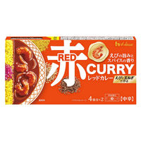 レッドカレー 140g 中辛 1個 （えびと玉ねぎで作る）ハウス食品 カレールウ カレールー