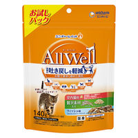 オールウェル 室内猫用 贅沢素材入り フィッシュ味 国産 140g 1袋 ユニ・チャーム キャットフード