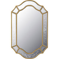 ユーパワー グレース エッチング スタイル ミラー「エグザ」 GM-25002 1枚（直送品）