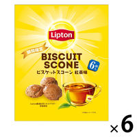 洋菓子 個包装 お配り菓子 リプトン　ビスケットスコーン　紅茶味 6個入 1セット（1袋×6）