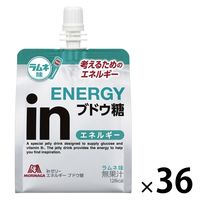 森永製菓　inゼリー（インゼリー） エネルギーブドウ糖　1セット（36袋：6袋入×6箱）　栄養補助ゼリー