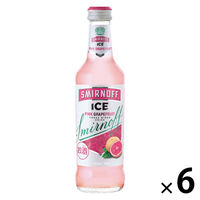 チューハイ スミノフ アイス ピンクグレープフルーツ 瓶 275ml 6本