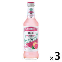 チューハイ スミノフ アイス ピンクグレープフルーツ 瓶 275ml 3本
