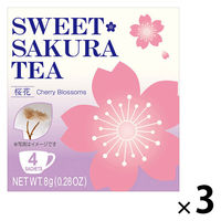 スイートサクラティー 桜花 1セット（1箱（4個入）×3） 桜茶 個包装