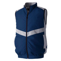 空調服　ベスト ネイビー　LL KU92514N80S4　ファンバッテリーセット　1セット