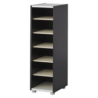 【軒先渡し】バリュテック・インターナショナル シューズラック １列ロータイプ 幅284×奥行350×高さ930mm PLB-56P 1台（直送品）