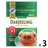 国太楼 ダージリン紅茶 三角ティーバッグ 1セット（1袋（50バッグ入）×3）