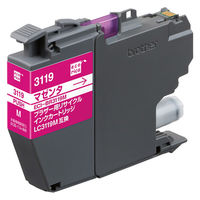 エコリカ ブラザー（brother）用 リサイクルインク ECI-BR3119M マゼンタ LC3119M対応 1個