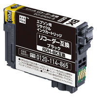 エコリカ エプソン（EPSON）用 リサイクルインク ECI-ERDH-B ブラック 標準 RDH-BK対応 1個