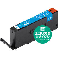 エコリカ キヤノン（Canon）用 リサイクルインク ECI-C371XLC シアン 大容量 BCI-371XLC対応 1個