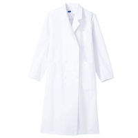 【再検品商品】自重堂 レディースダブルコート ホワイト L WH10213 1枚　白衣　ドクターコート（わけあり品）