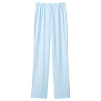【再検品商品】住商モンブラン フルール レディスパンツ サックス LL 73-1355　白衣（わけあり品）