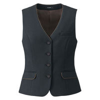 【再検品商品】ボンマックス BONOFFICE ベスト グレイ 17号 AV1284-2-17（わけあり品）