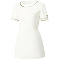 【再検品商品】チトセ　ミッシェルクラン チュニック 女性用 オフホワイト M MK-0022 1枚（わけあり品）