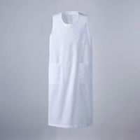 【再検品商品】住商モンブラン 男女兼用 予防衣 白 84-291_LL 1枚（わけあり品）
