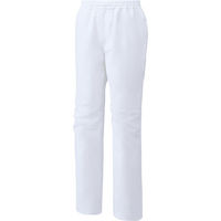 【再検品商品】チトセ スクラブパンツ 兼用 ホワイト S MZ-0501 1枚　スクラブ（わけあり品）