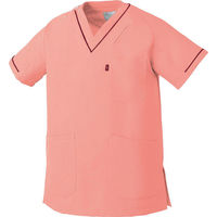 【再検品商品】チトセ スクラブ 兼用 コーラルピンク SS MZ-0092 1枚　スクラブ（わけあり品）