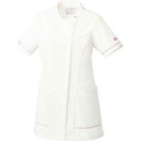 【再検品商品】チトセ MICHEL KLEIN(ミッシェル クラン) ジャケット　女性用　オフホワイト×ピンク　M MK-0041 1枚（わけあり品）