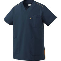 【再検品商品】チトセ スクラブ 兼用 オレンジ S MZ-0230 1枚　スクラブ（わけあり品）