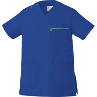 【再検品商品】チトセ スクラブ 兼用 ロイヤルブルー L MZ-0018A 1枚　スクラブ（わけあり品）