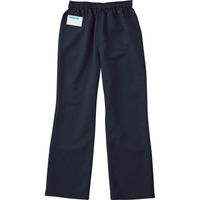 【再検品商品】KAZEN 手術スラックス(男女兼用)ダークネイビー L 155-78-L 1枚　スクラブ（わけあり品）