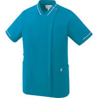 【再検品商品】チトセ ファスナースクラブ 兼用 ターコイズ L MZ-0500 1枚　スクラブ（わけあり品）