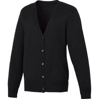 【再検品商品】チトセ カーディガン 長袖 女性 ブラック L MK-0072 1枚（わけあり品）