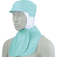 【再検品商品】住商モンブラン MONTBLANC（モンブラン） 頭巾帽子 兼用 グリーン M 9-1073 1枚（わけあり品）