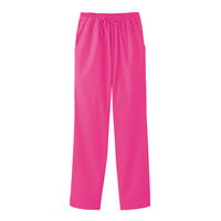 【再検品商品】フォーク レディスストレートパンツ チェリーピンク L 6012SC-13-L 1枚　スクラブ（わけあり品）