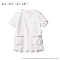 【再検品商品】住商モンブラン ナースジャケット オフW/アメリP LL LW602-12 1枚　スクラブ（わけあり品）