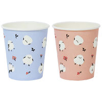 まるき ペーパーカップ シマエナガ柄 205ml 20個 4978446044765 1個