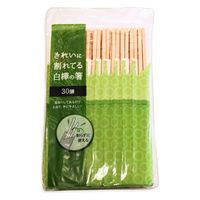 シンワ きれいに割れてる白樺の箸30P 4973631081471 1袋
