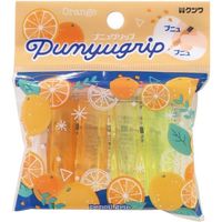 クツワ 鉛筆キャップ プニュグリップ オレンジ RB025G 1個